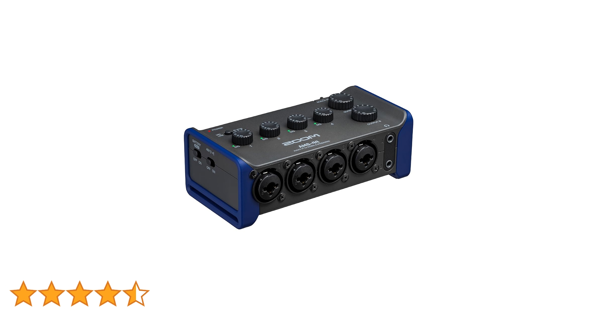 ZOOM ズーム AMS-44 オーディオインターフェース ブラック Zoom AMS-44 Audio Interface | Guitar Center